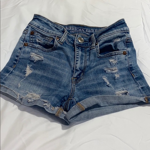 American Eagle Outfitters Pants - American Eagle Ripped Denim Shorts